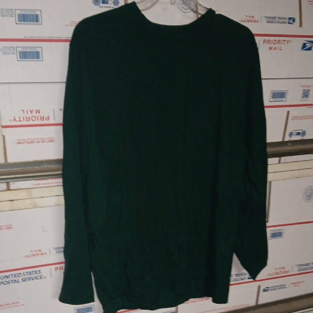 L.L. Bean Size L Forest Green Men's Shirt (SKU 503)
